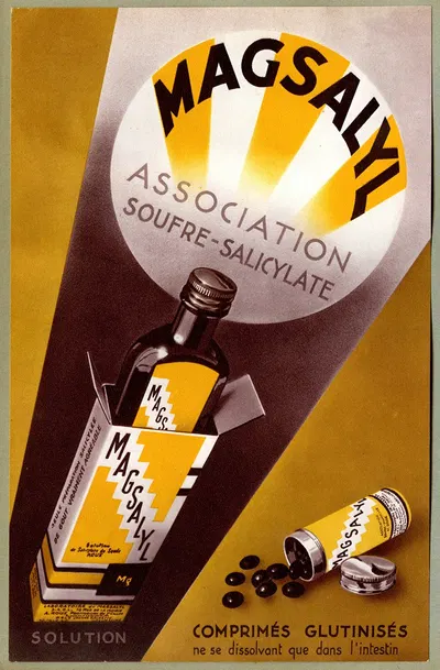 Magsalyl by Laboratoire du Magsalyl, 1910-1950 — digital art print download