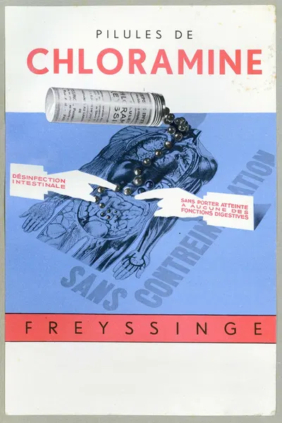Chloramine by Laboratoire Freyssinge, 1910-1950 — digital art print download