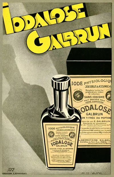 Iodalose Galbrun by Laboratoire Galbrun, 1910-1950 — digital art print download