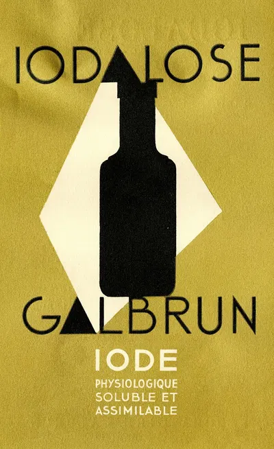 Iodalose Galbrun by Laboratoire Galbrun, 1910-1950 — digital art print download