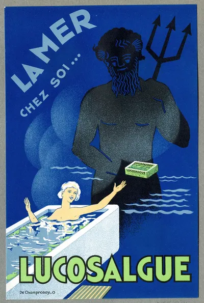 Lucosalgue by Laboratoire Galbrun, 1910-1950 — digital art print download