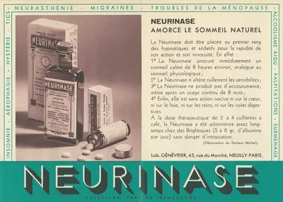 Neurinase by Laboratoire Génévrier, 1910-1950 — digital art print download