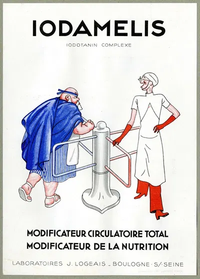 Iodamelis by Laboratoire J. Logeais, 1910-1950 — digital art print download
