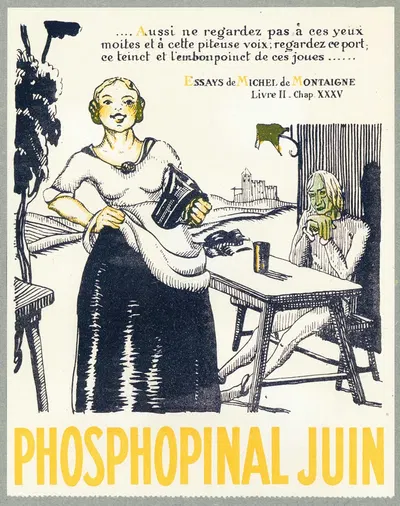Phosphopinal Juin by Laboratoire Juin, 1910-1950 — digital art print download