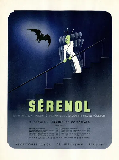 Sérenol by Лаборатуар Лобика, 1910-1950 — digital art print download