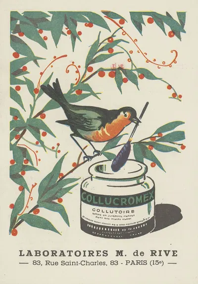Collucromex by Лаборатуар М. де Рив, 1951 — digital art print download