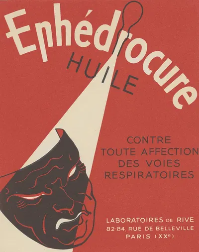 Ephédrocure by Лаборатуар М. де Рив, 1910-1950 — digital art print download