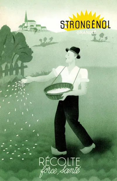 Strongénol by Лаборатуар М. де Рив, 1910-1950 — digital art print download