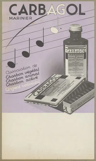 Carbagol by Лаборатуар Мариниер, 1910-1950 — digital art print download