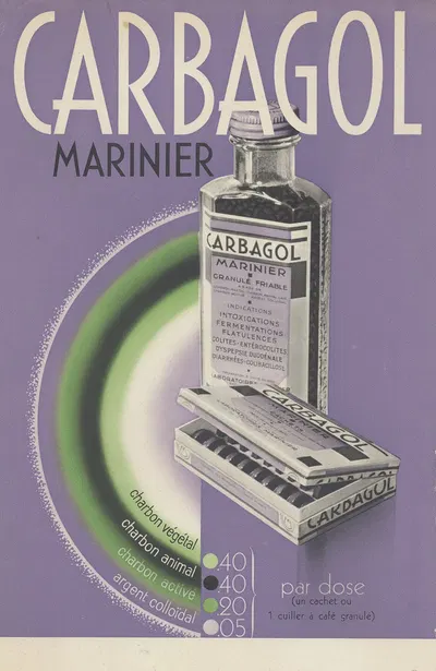 Carbagol by Лаборатуар Мариниер, 1910-1950 — digital art print download