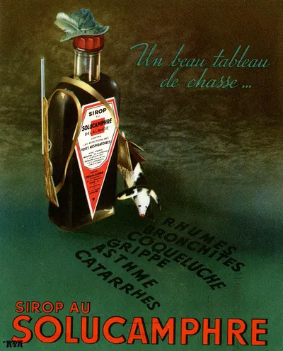 Solucamphre by Laboratoire Michel Delalande, 1910-1950 — digital art print download