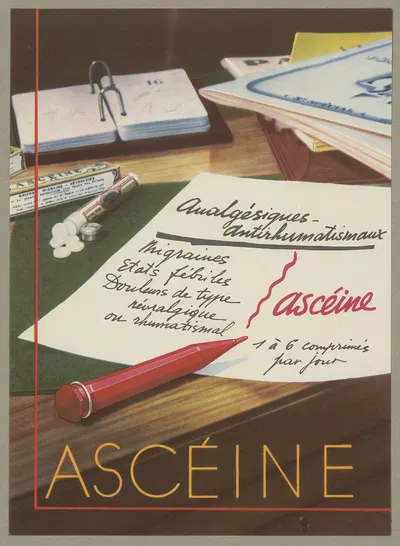 Ascéine by Laboratoire O. Rolland, 1910-1950 — digital art print download