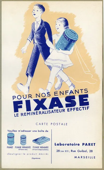 Fixase by Laboratoire Paret, 1910-1950 — digital art print download