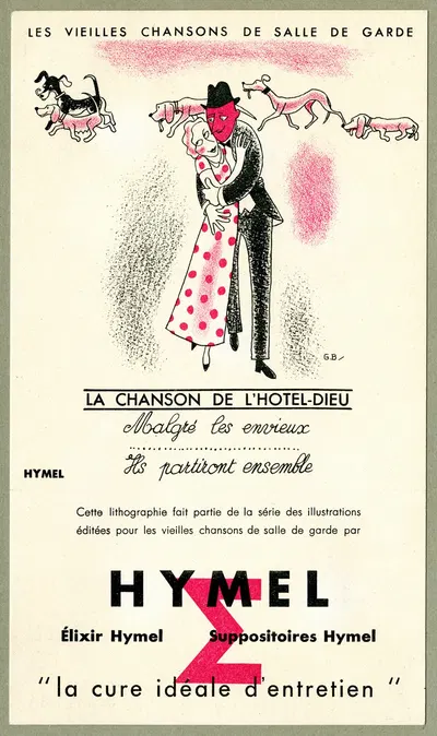 La chanson de l'hôtel-dieu by Laboratoires A. Duteil, 1910-1950 — digital art print download