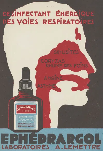 Ephédrargol by Laboratoires A. Lemettre, 1910-1950 — digital art print download