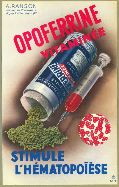Opoferrine by Laboratoires A. Ranson, 1910-1950 — digital art print download