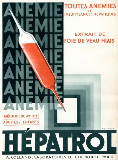 Hépatrol by Laboratoires Albert Rolland, 1910-1950 — digital art print download