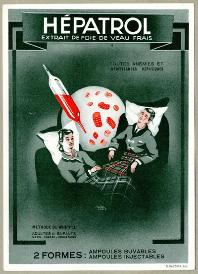 Hépatrol by Laboratoires Albert Rolland, 1947 — digital art print download