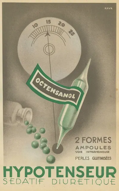 Octensanol by Laboratoires Albert Rolland, 1910-1950 — digital art print download