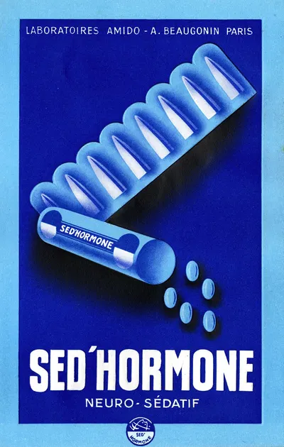 Sed'hormone by Laboratoires Amido, 1910-1950 — digital art print download