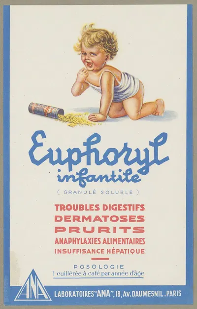 Euphoryl by Laboratoires Ana, 1910-1950 — digital art print download