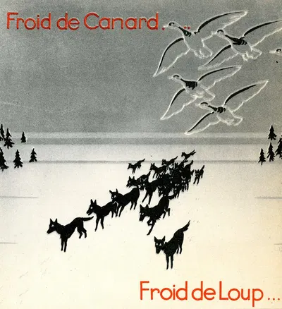 Froid de canard… Froid de loup by Laboratoires Bailly, 1910-1950 — digital art print download