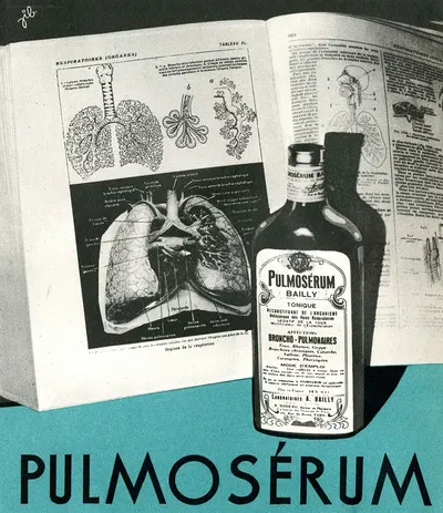 Pulmosérum by Laboratoires Bailly, 1910-1950 — digital art print download