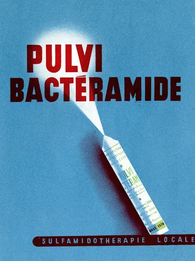 Pulvi Bactéramide by Laboratoires Bailly, 1948 — digital art print download
