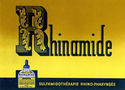 Rhinamide by Laboratoires Bailly, 1948 — digital art print download