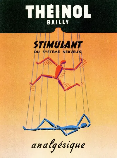 Theinol by Laboratoires Bailly, 1910-1950 — digital art print download