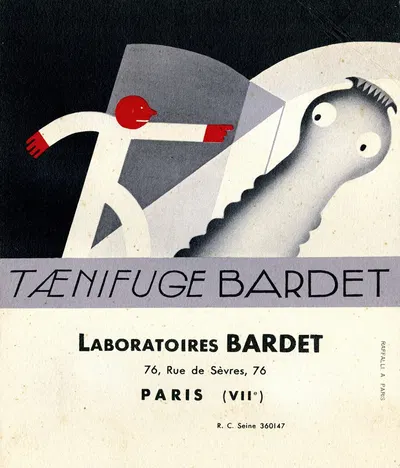 Taenifuge Bardet by Laboratoires Bardet, 1910-1950 — digital art print download