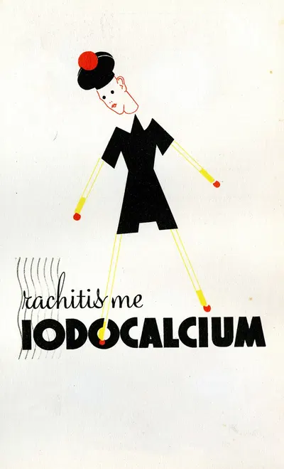 Iodocalcium by Laboratoires biologiques de l'Ile-de-France, 1937 — digital art print download