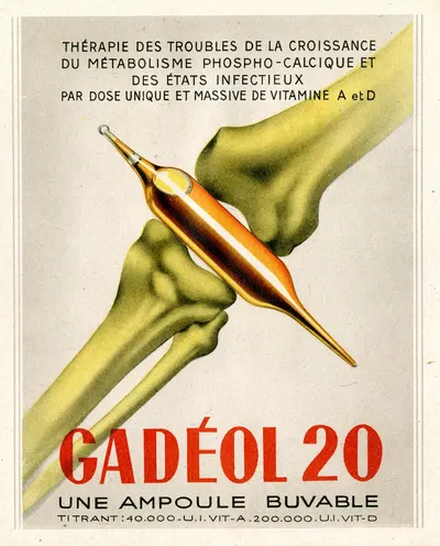 Gadéol 20 by Laboratoires Biosedra, 1910-1950 — digital art print download