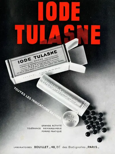Iode Tulasne by Laboratoires Bouillet, 1910-1950 — digital art print download