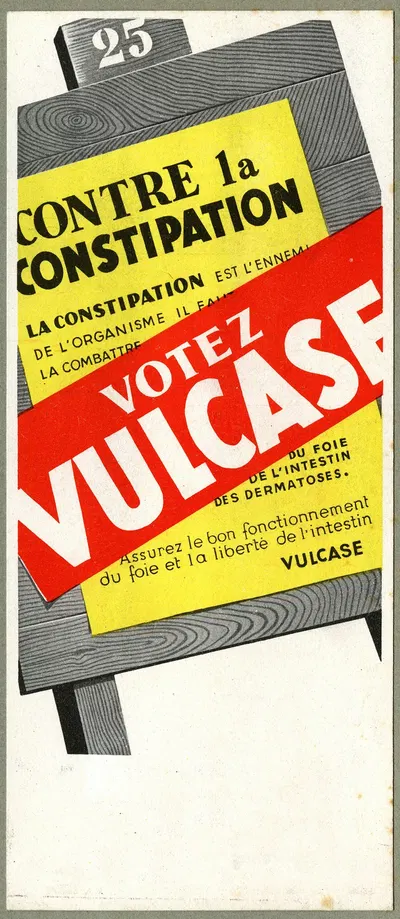 Vulcase by Laboratoires Brisson, 1910-1950 — digital art print download