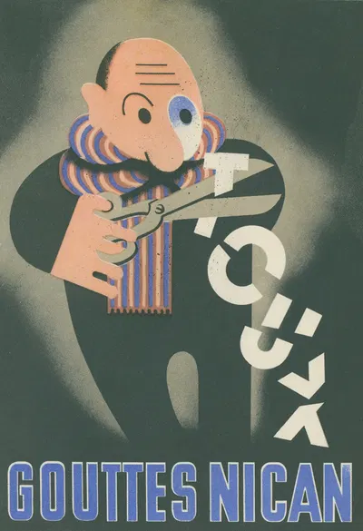 Gouttes Nican by Лаборатории Кантен, 1910-1950 — digital art print download