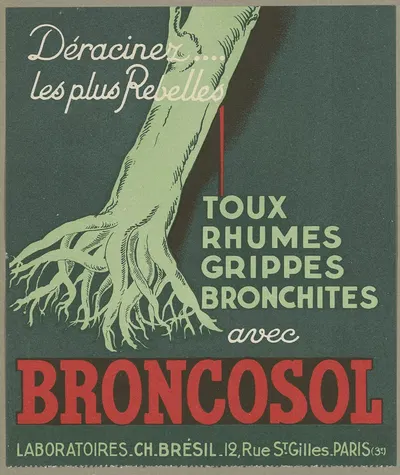 Broncosol by Laboratoires Ch. Brésil, 1910-1950 — digital art print download
