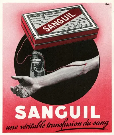Sanguil by Laboratoires Ch. Brésil, 1910-1950 — digital art print download