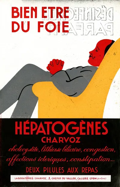 Bien être du foie by Laboratoires Charvoz, 1910-1950 — digital art print download