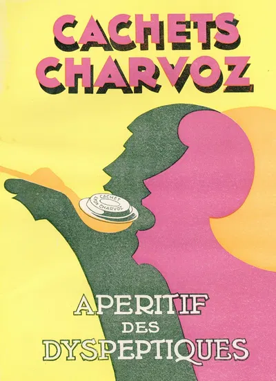 Cachets Charvoz by Laboratoires Charvoz, 1910-1950 — digital art print download