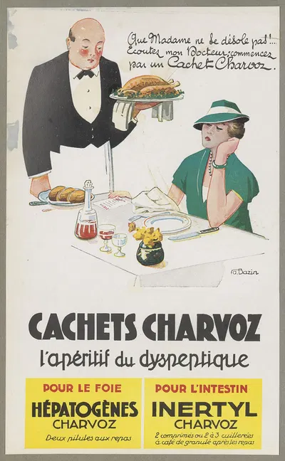 Cachets Charvoz by Laboratoires Charvoz, 1910-1950 — digital art print download