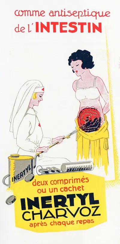 Comme antiseptique de l'intestine by Laboratoires Charvoz, 1910-1950 — digital art print download