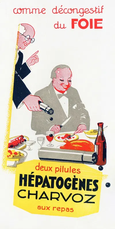 Comme décongestif du foie by Laboratoires Charvoz, 1910-1950 — digital art print download