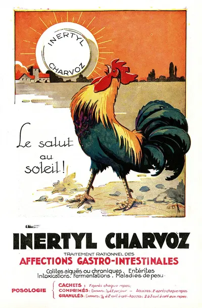 Inertyl Charvoz by Laboratoires Charvoz, 1910-1950 — digital art print download