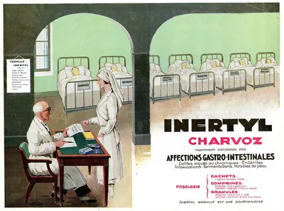 Inertyl Charvoz by Laboratoires Charvoz, 1910-1950 — digital art print download