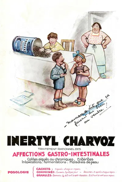 Inertyl Charvoz by Laboratoires Charvoz, 1910-1950 — digital art print download