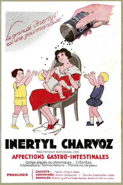 Inertyl Charvoz by Laboratoires Charvoz, 1934 — digital art print download