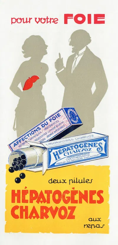 Pour votre Foie by Laboratoires Charvoz, 1932 — digital art print download