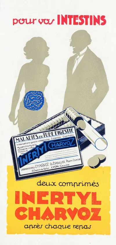 Pour votre intestins by Laboratoires Charvoz, 1932 — digital art print download