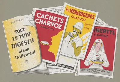 Tout le tube digestif et son traitement by Laboratoires Charvoz, 1910-1950 — digital art print download